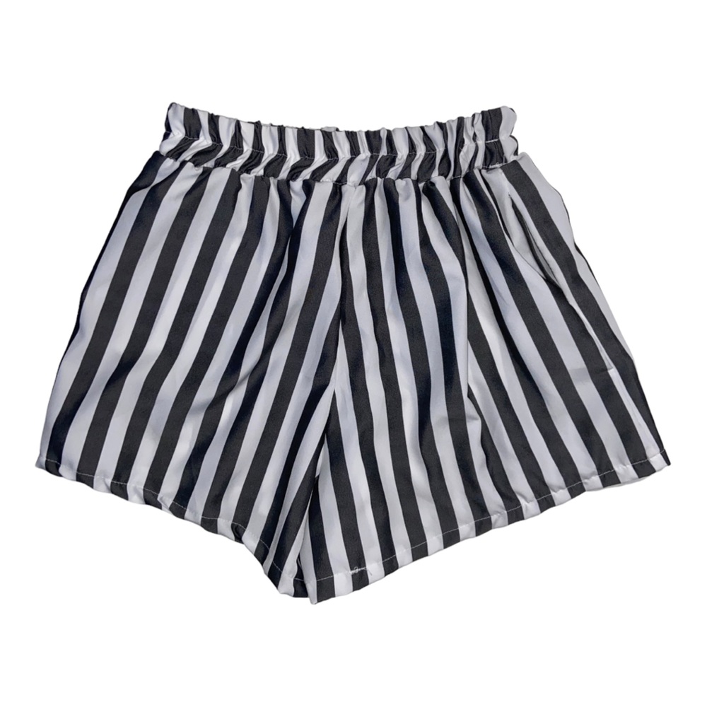 Striped High Waist Shorts Size Small